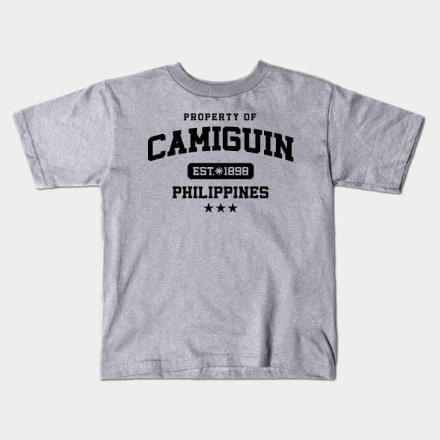 Camiguin - Property of the Philippines Shirt Kids T-Shirt by pinoytee